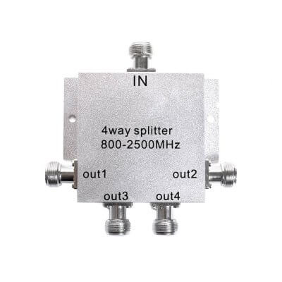 Делитель сигнала c микрочипом (сплиттер) 1/4 WS 506 800-2500 MHz-1