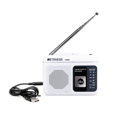 Портативный радиоприемник с кассетным плеером Retekess TR606-9