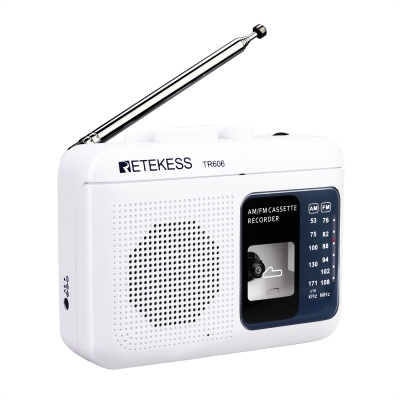 Портативный радиоприемник с кассетным плеером Retekess TR606-3