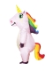 Надувной костюм Единорог, розовый